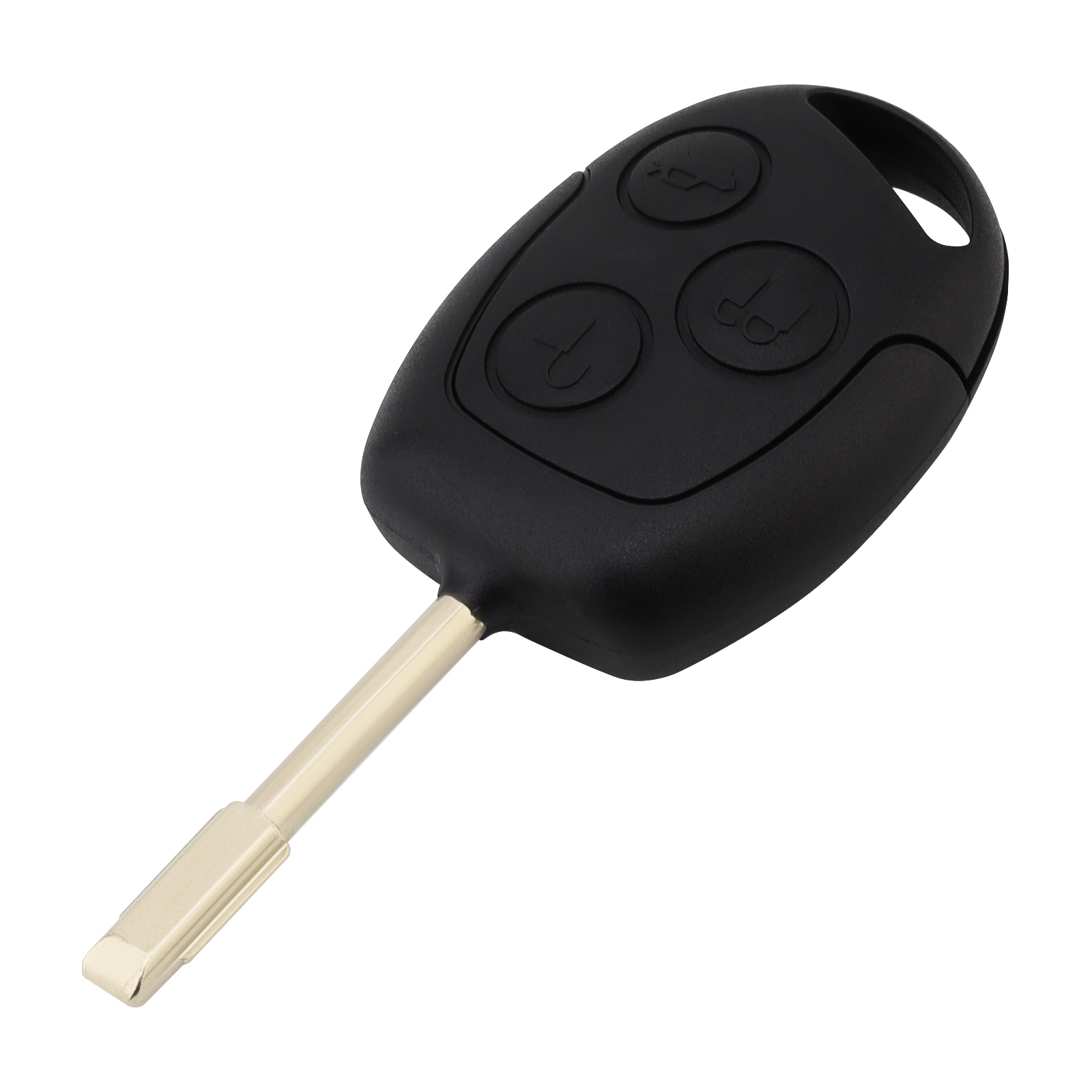 433MHz 3 Tasten Fernbedienung Schlüsselanhänger mit Chip passend für Ford Mondeo/Fiesta/ - Bild 10 von 11
