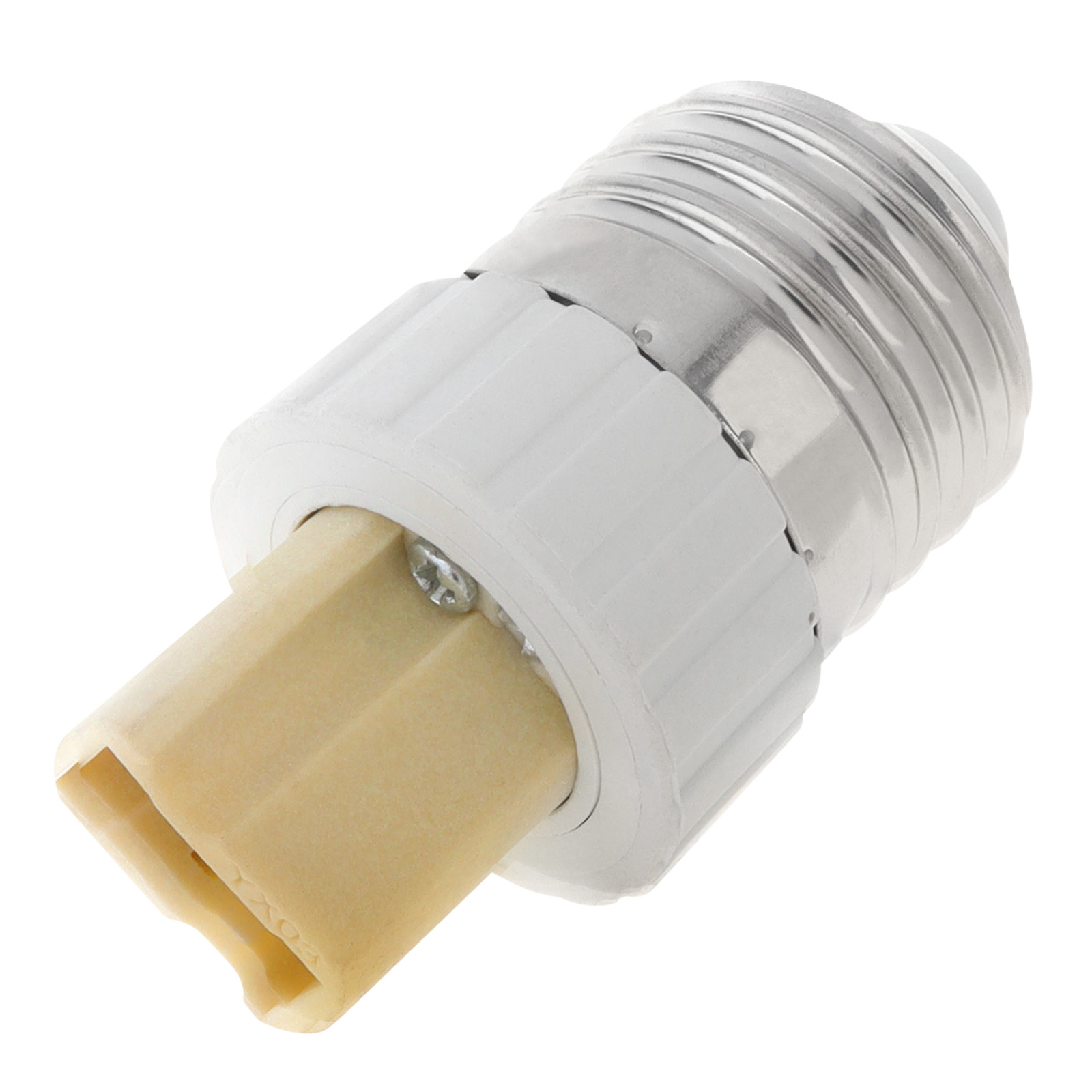 Adaptateur E27 Vers G9 Blanc - Convertisseur D'ampoule, Permet D'utiliser Des Lampes G9 Sur Douille E27